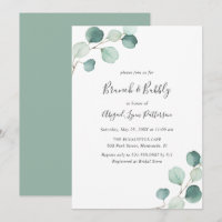 Elegant Greenery Eucalyptus Brunch und Bubbly