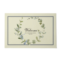 Elegant Greenery Eucalyptus Wreath Familie Willkom