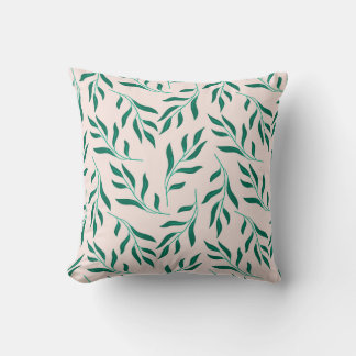 Elegant Greenery Muster Kissen