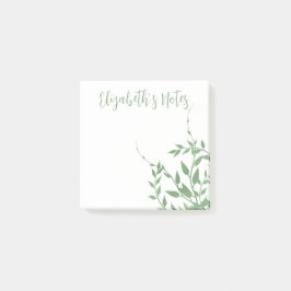 Elegant Greenery Post-it Klebezettel