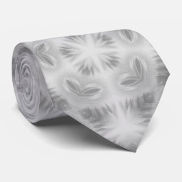 Elegant Grey Kaleidoscope Pattern Krawatte