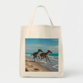 Elegant Greyhound Grocery Tasche