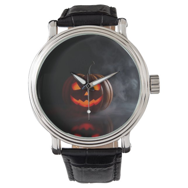 Elegant Halloween Glow eWatch 🎃 – Limited Edition Armbanduhr (Vorderseite)
