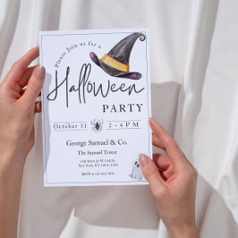 Elegant Halloween Invitation for Company Office Einladung