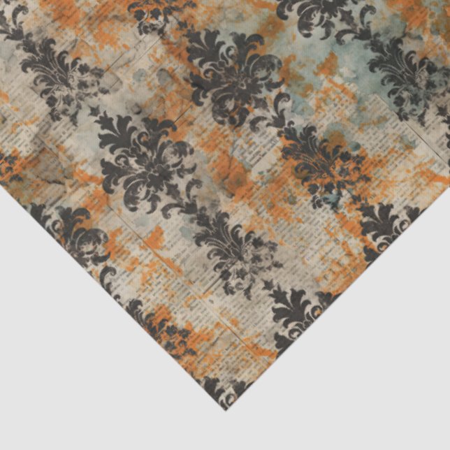 Elegant Halloween Toile Seidenpapier (Ausschnitt)