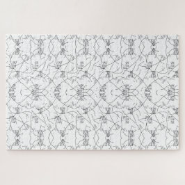 Elegant handGezeichnet Botanisches Jigsaw