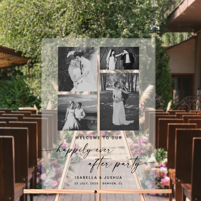 Elégant Happant Jamais Après Mariage de fête Bienv (Créateur téléchargé)