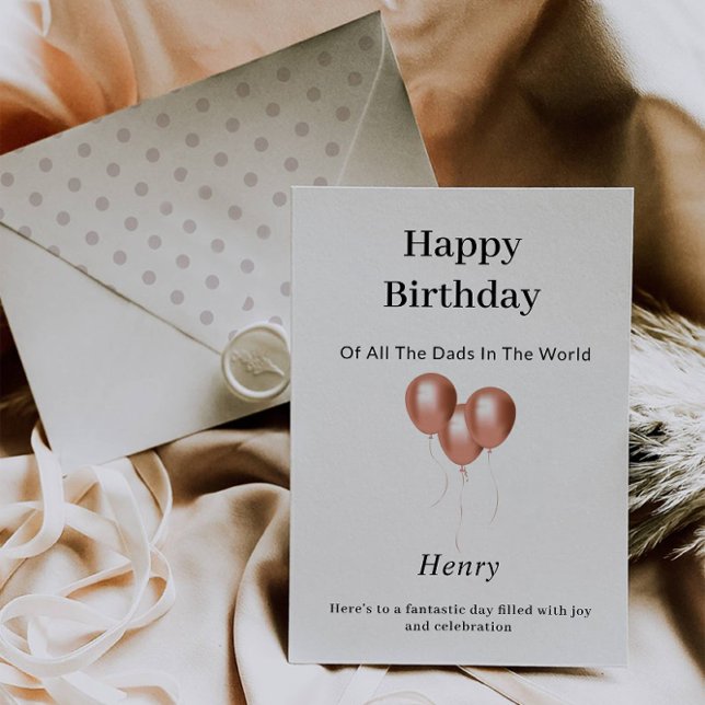 Elegant Happy Birthday Card Einladung (Elegant Happy Birthday Card)