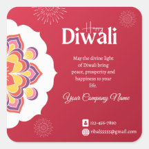 Elegant Happy Diwali Template