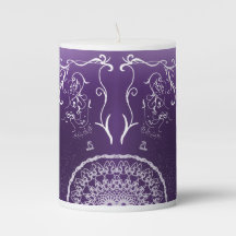 Elegant HAPPY EID Pillar Candle
