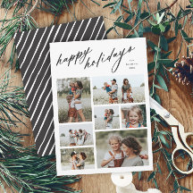 Elegant Happy Holidays Script Typografie 7 Foto