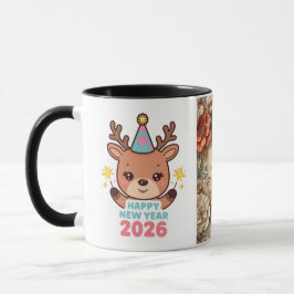 elegant happy new year 2026 coffee mug & cup tasse