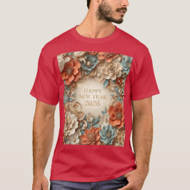 elegant happy new year family t-shirt