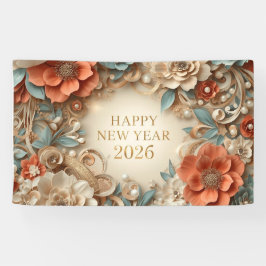 elegant happy new year party banner