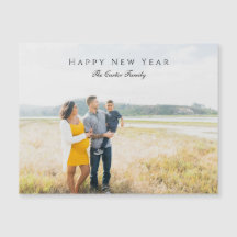 Elegant Happy New Year Script Foto Schwangerschaft