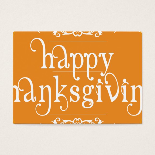 elegant happy thanksgiving (Vorderseite)