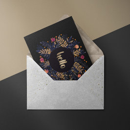 Elegant Hello Herbstvibes Card