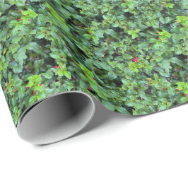 Elegant Holly Berry Christmas Gift Supply Geschenkpapier
