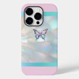 Elegant Holographic Butterfly iPhone 14 Pro Fall Case-Mate iPhone 14 Pro Hülle