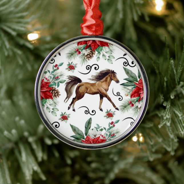Elegant Horse Christmas Ornament Keepsake (Baum)