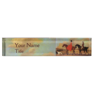 ELEGANT HORSE RIING NAMENSPLAKETTE