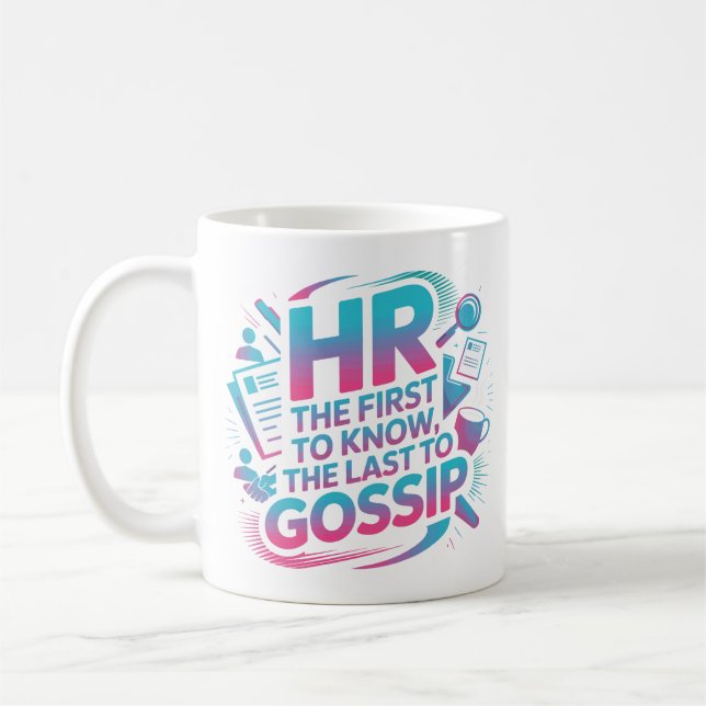 Elegant HR Quote Mug for Professionals (Gauche)