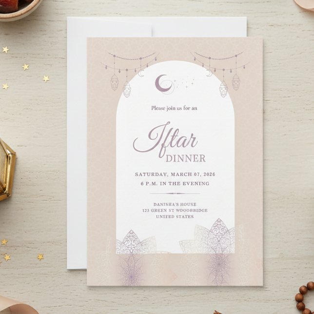 Elegant Iftar Dinner Invitation Card Einladung (Von Creator hochgeladen)