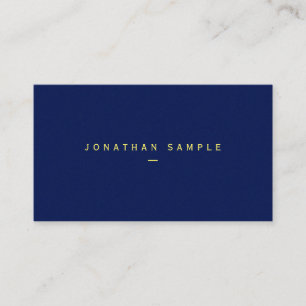 Elegant Ihr individuelles Text Matte Paper Blue Lu Visitenkarte
