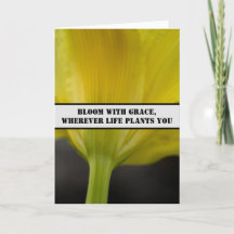 Elegant im Blut - Die Grußkarte der Natur