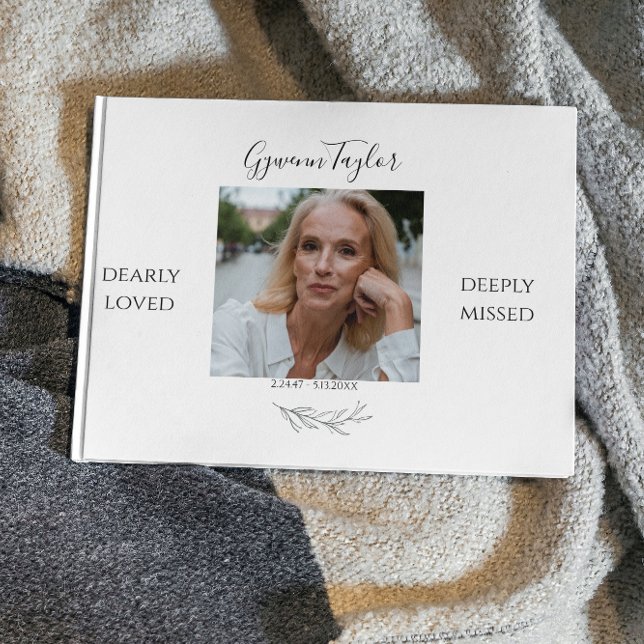 Elegant in Love Memory | Memorial Guest Book Gästebuch (Von Creator hochgeladen)