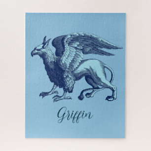 Elegant Indigo Blue Griffin - Legendary Beast Jigs