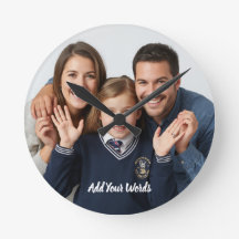 Elegant, individuelles Foto- und Textpersonalised