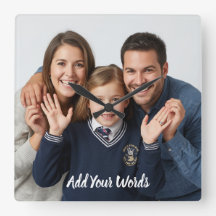 Elegant, individuelles Foto- und Textpersonalized
