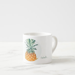 Élégant inhalez la tasse de café pâle de café