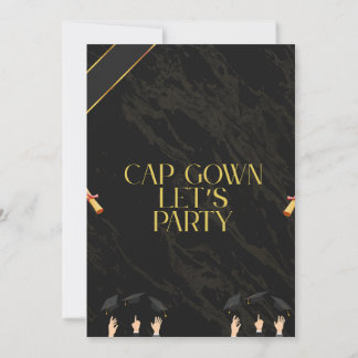 Élégant Invitation de la fête de graduation - Modè