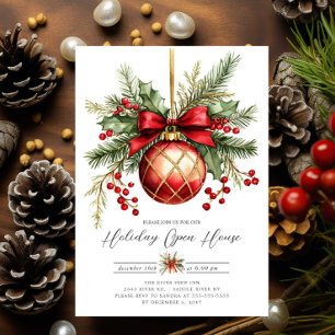 Élégant Invitation de la Maison ouverte de l'Ornam