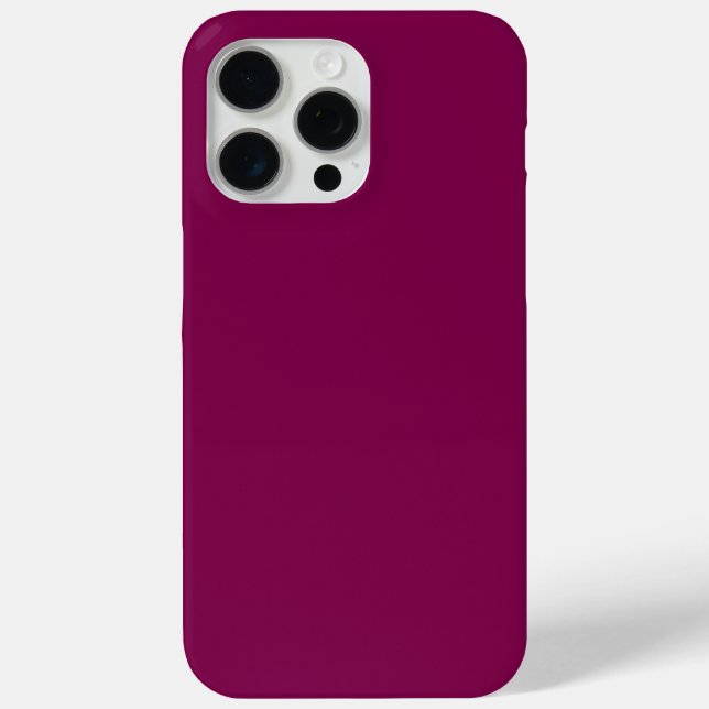 Élégant iPhone personnalisé 15 Pro Max Coque w (Verso)