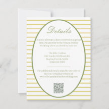 Elegant Island Citrus Details Beilagekarte
