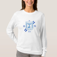 Elégant Israël mode T-shirt & drapeau israélien
