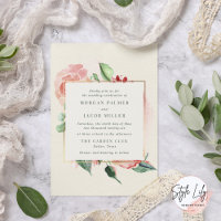 Elegant Ivory Garden Floral Wedding
