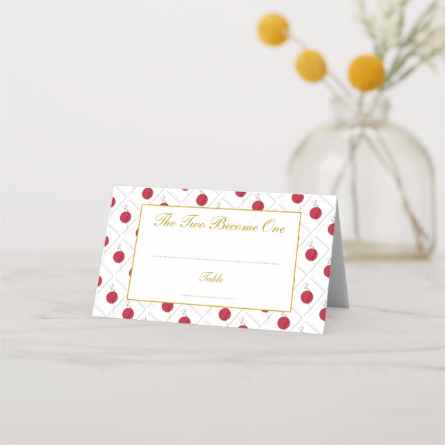 Elegant JAPAN HINOMARU Wedding Celebration Platzkarte (Vorderseite)