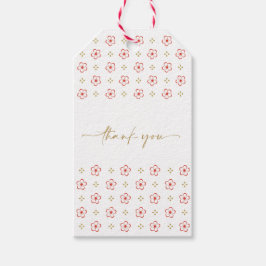 Elegant Japanese Plum Blossom  Geschenkanhänger