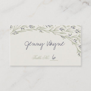 Elégant jardin fleuri rustique mariage cartes plac