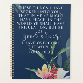 Élégant Jean 16:33 Bible Verse Citation Christian