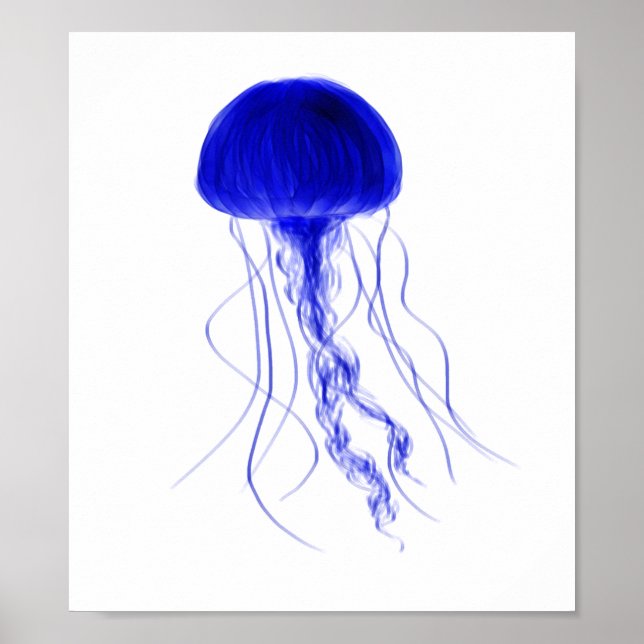 Elegant Jellyfish Poster (Vorne)