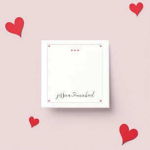 Elegant Joined by Love Hochzeits-Post-it-Notizblöc Post-it Klebezettel