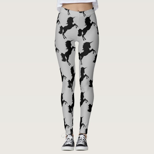 Élégant jolis leggings de licorne (Devant)