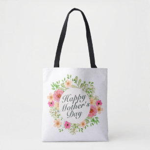 Elégant Joyeux Sac fourre-tout de cadre floral Fêt