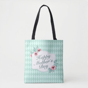Elégant Joyeux Sac fourre-tout de cadre floral Fêt