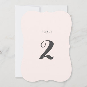 ELEGANT KALLIGRAFIE Hochzeit Tisch Nummer Einladung